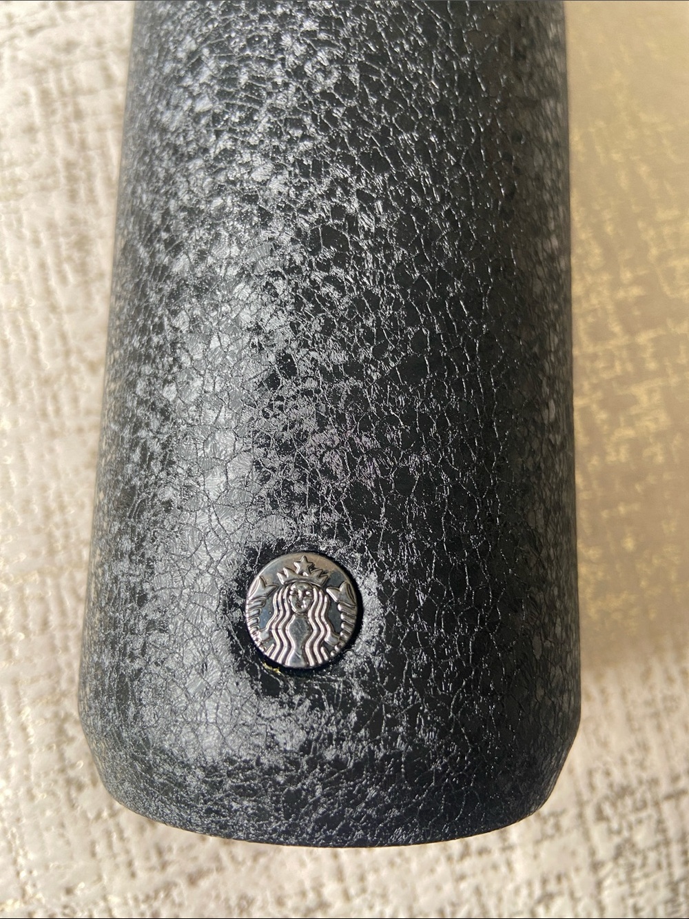 Starbucks RARE Ltd Edition Black Ice Crystal Stainless Steel Tumbler 12 FL OZ. - Picture 2 of 15